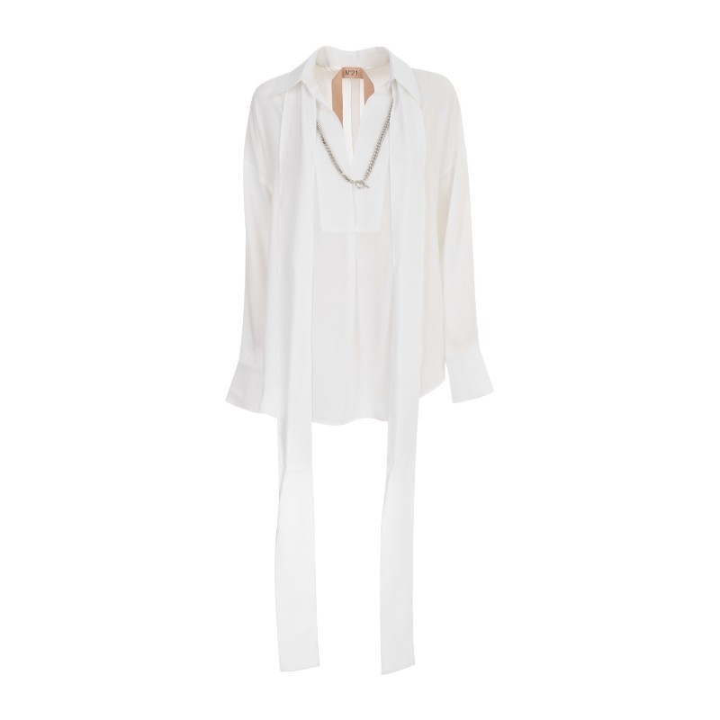 Tシャツ・カットソー N21 numero ventuno SS21 GEROGETTE SHIRT (G061.5111.1101)