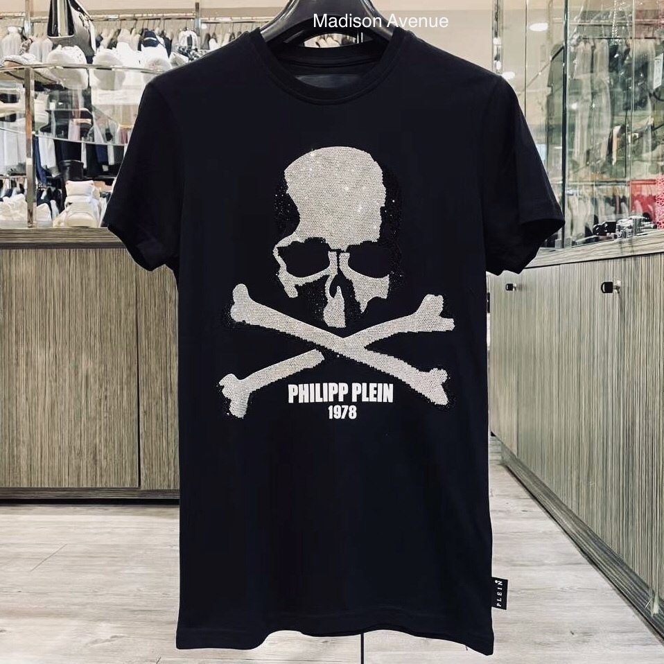 PHILIPP PLEIN フィリッププレイン スカル ロゴ 半袖 Tシャツ