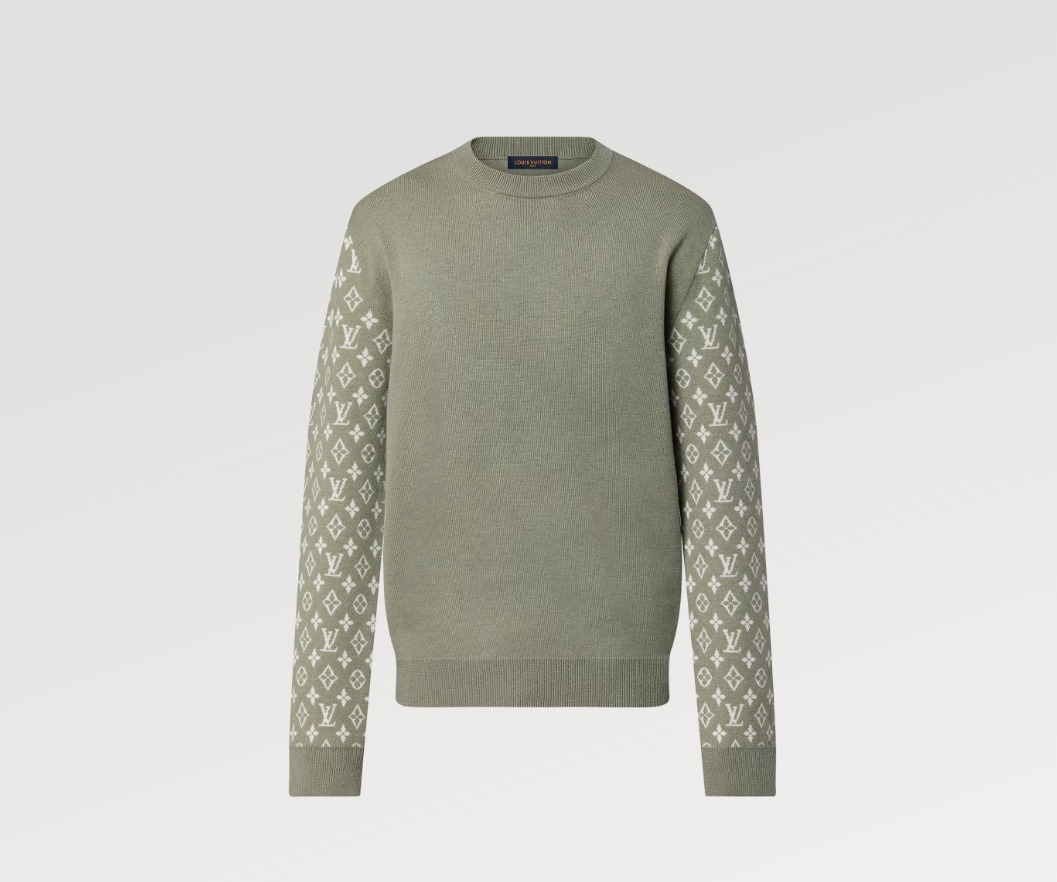 LOUIS VUITTON ウール&カシミヤ クルーネックニット