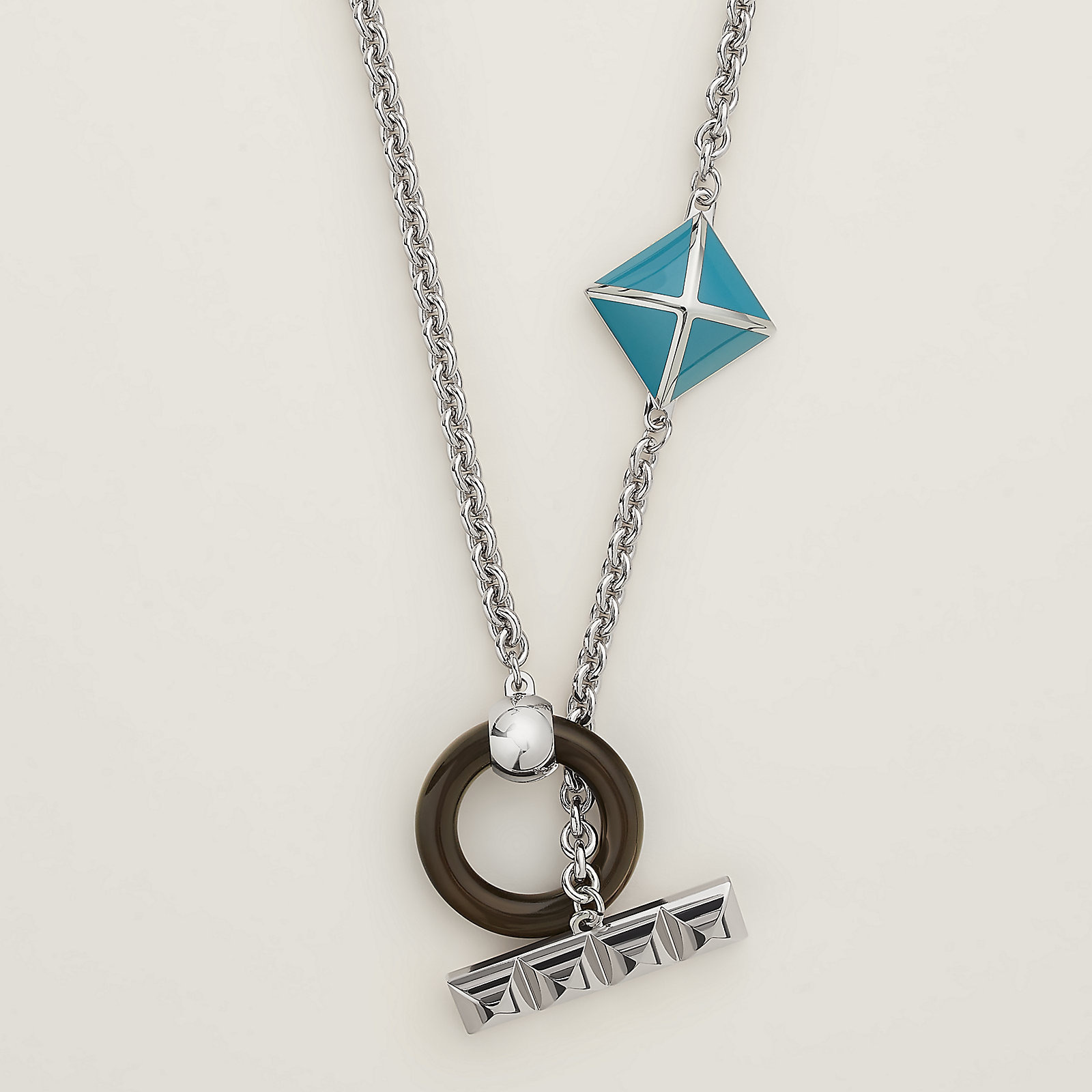 大人かっこいい！】HERMES メドール XO ネックレス (HERMES