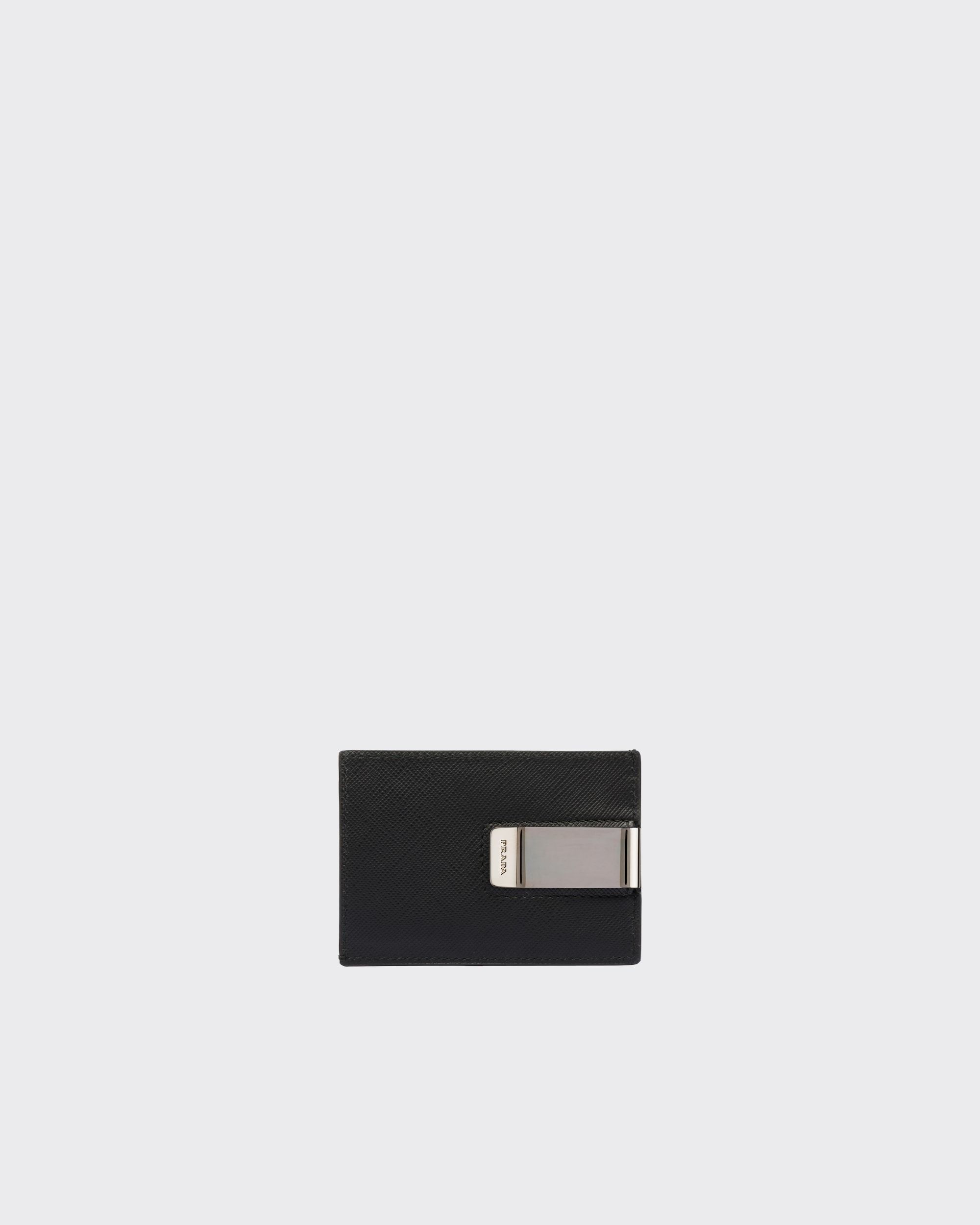 《送料無料》 PRADA Saffiano Leather Card Holder
