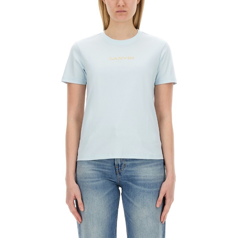 Tシャツ・カットソー LANVIN SS24 T-SHIRT WITH LOGO (RW-TS0030_J134-E24270)