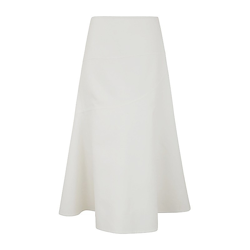 スカート Jil Sander SS24 SKIRT 16 (J03MA0177.J45078 104 COCONUT)