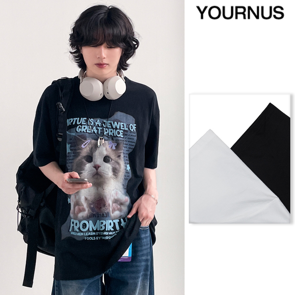 【YOURNUS】British Cat Half Sleeve