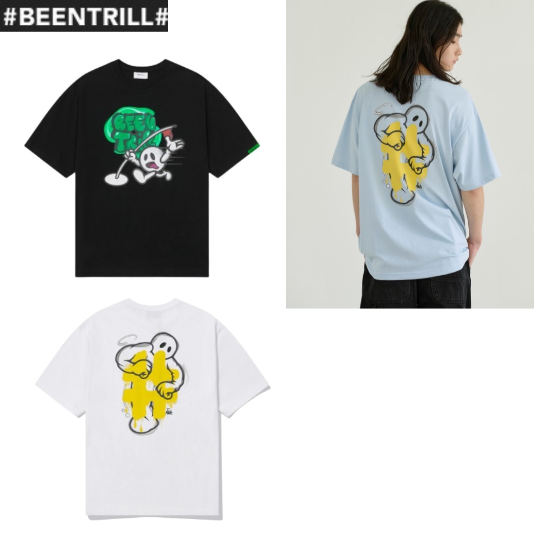 BEENTRILL■X ARKADDITION Ghost overfit T-shirt■送料込