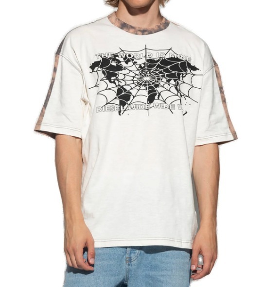 DIESEL ディーゼル Tシャツ タイダイ 半袖 バイカラー