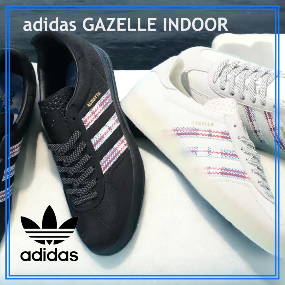 完売必須 adidas GAZELLE INDOOR ユニセックス チェック柄GOOD