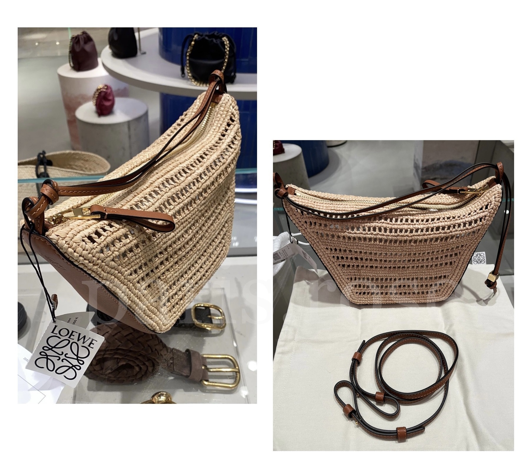 LOEWE 24 新作 レディース バッグ ハンモックホーボー ミニ