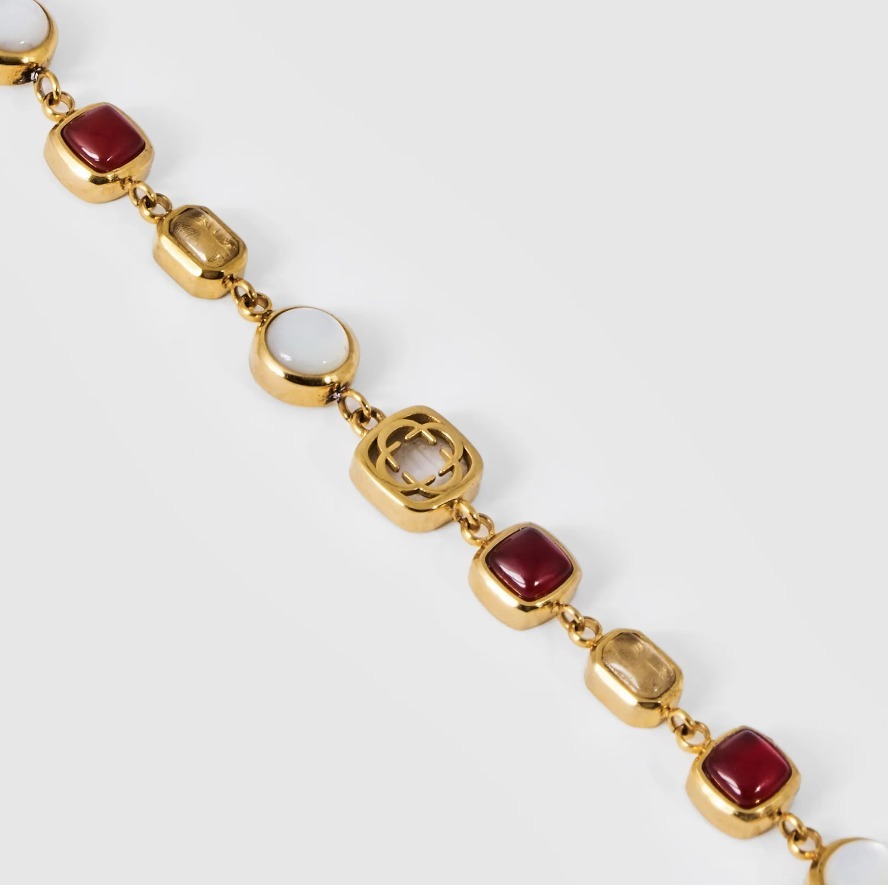 送税込【CRAFTD London】RED CRYSTAL GEMSTONE BRACELET (2色) 送税込【CRAFTD London】RED CRYSTAL GEMSTONE BRACELET (2色