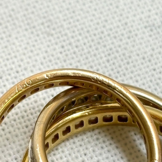 BUYMA VINTAGE 中古 【Cartier】トリニティー フルダイヤモンド