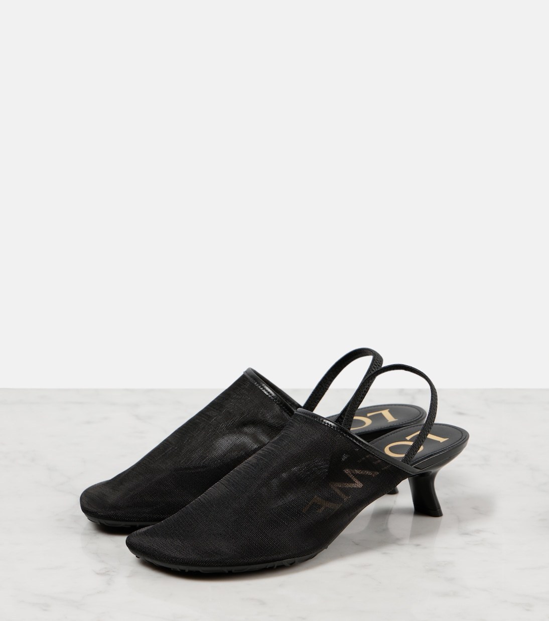 《大人かわいい》【LOEWE】Petal 45 スリングバックポンプ