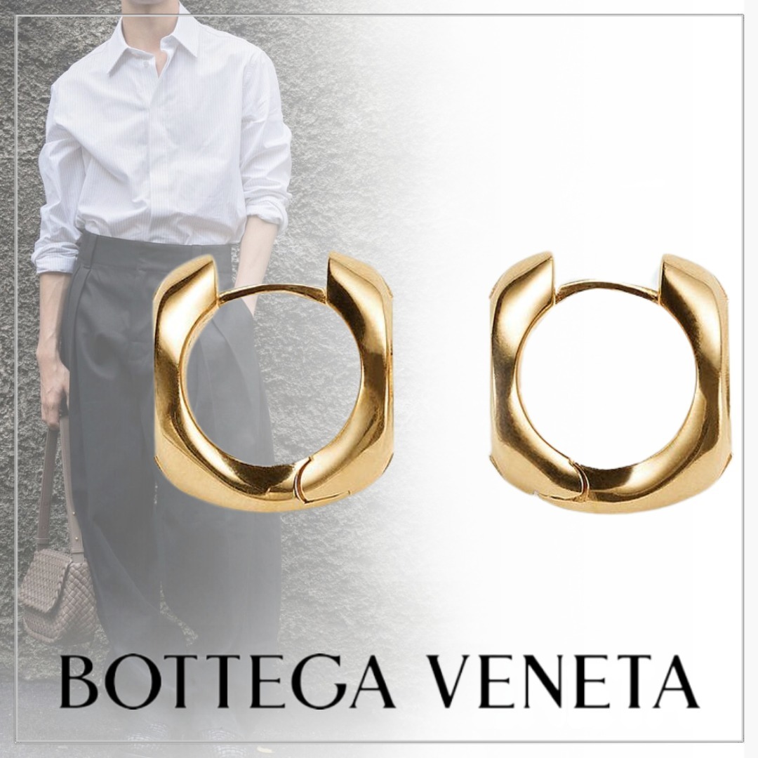BOTTEGA VENETA シルバー フープピアス | NET-A-PORTER