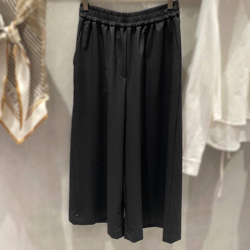 LOEWE クロップド ワイドパンツ (ウール)