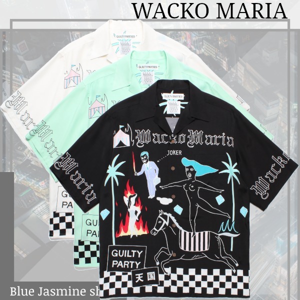 WACKO MARIA - WACKOMARIA/ワコマリア ドット柄 オープンカラー