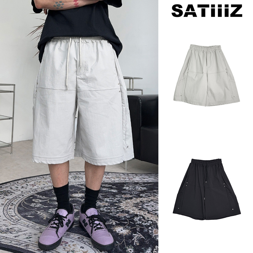 【SATIIIZ】Likid Carpenter Bermuda Pants