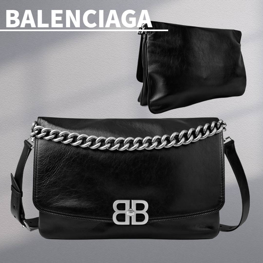 人気★関税込【BALENCIAGA】BB SOFT LARGE FLAP BAG