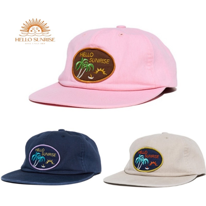 キャップ [HELLO SUNRISE] HS Palm Tree Wappen 6Panel Cap