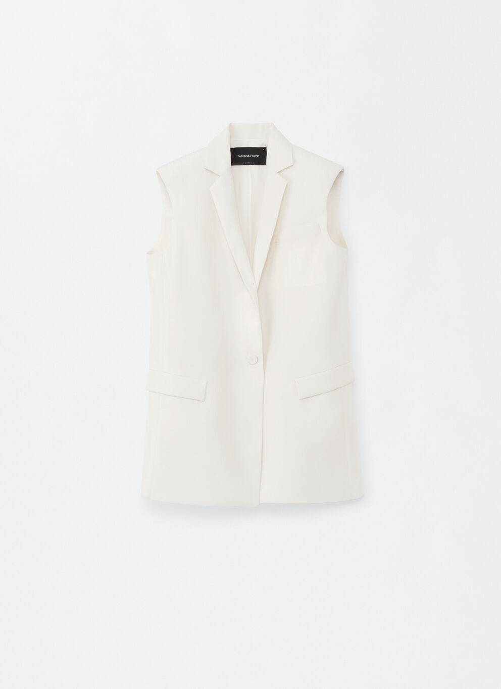 《送料無料》 FABIANA FILIPPI WOOL AND SILK VEST
