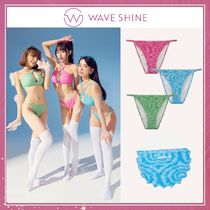追跡有★WAVE SHINE 18金加工 サイドリボン 光沢 ビキニショーツ AV ゴールド（金色）系 Wave Shine(ウェーブシャイン) ビキニ