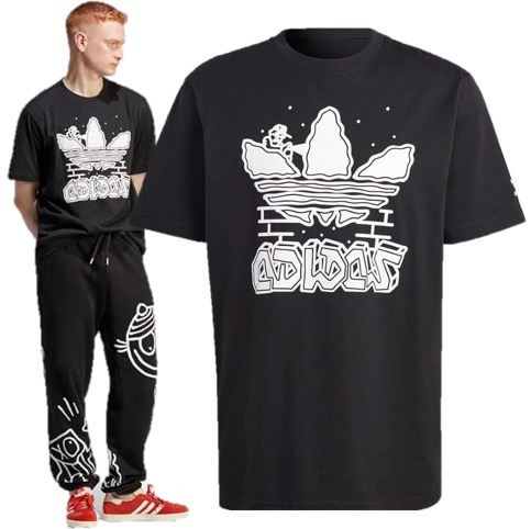 Adidas Originals グラフィック ロゴ Tシャツ 海外限定品♪