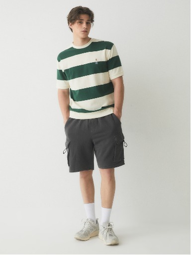 WHO.A.U】Steve Colorblock T-Shirt (WHO.A.U/Tシャツ