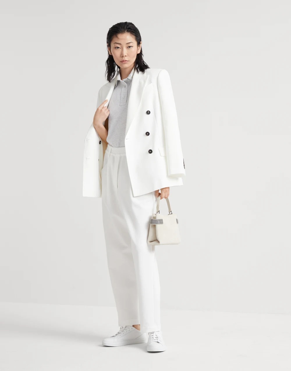 《送料無料》BRUNELLO CUCINELLI Baggytrouser interlockCouture