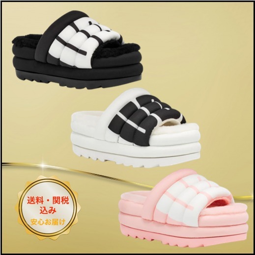 関税込み♪【UGG】MAXI SLIDE 厚底 サンダル