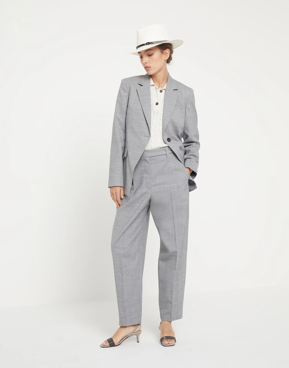 《送料無料》 BRUNELLO CUCINELLI Curved trousers