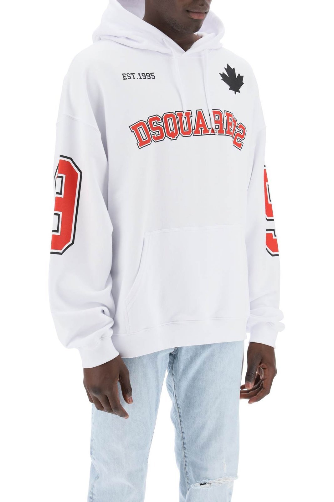 お洒落★Dsquared2 ロゴ スウェットパーカー フーディ