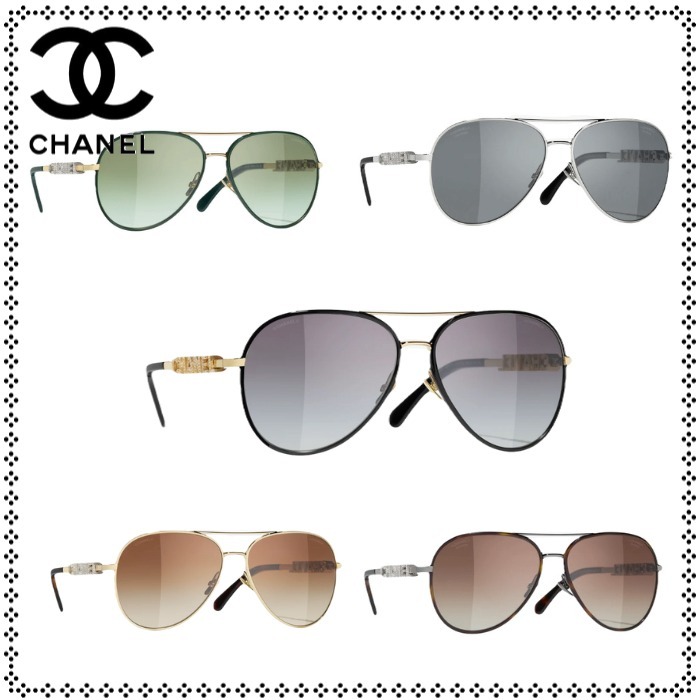 溢れるセレブ感♡【CHANEL】パイロットサングラス