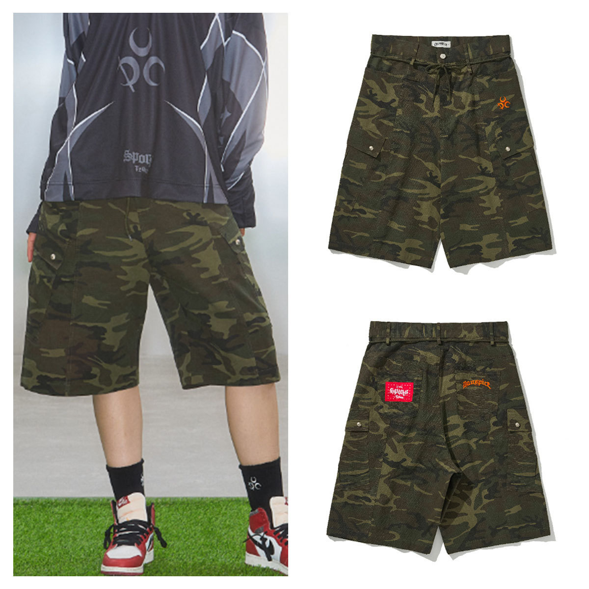 ハーフ・ショートパンツ DAUSPICE CARGO BERMUDA SHORTS 4FT506