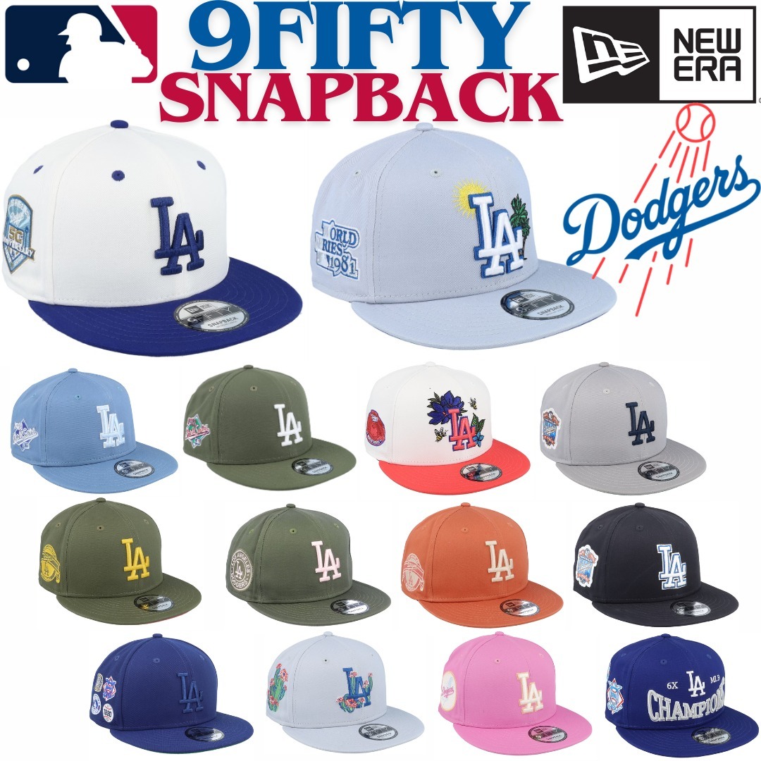 【海外限定】New Era MLB Los Angeles Dodgers 9FIFTY Snapback