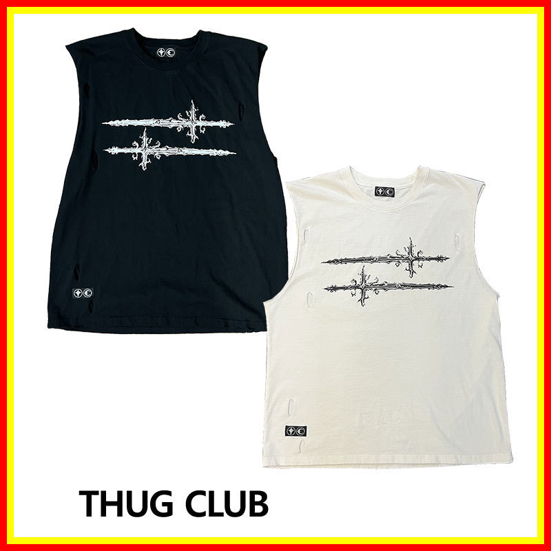 [THUG CLUB] Cross T Sleeveless/追跡付