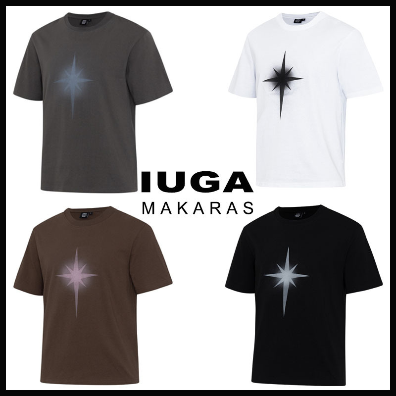 【IUGAMAKARAS】SPRAYED HALF TOP