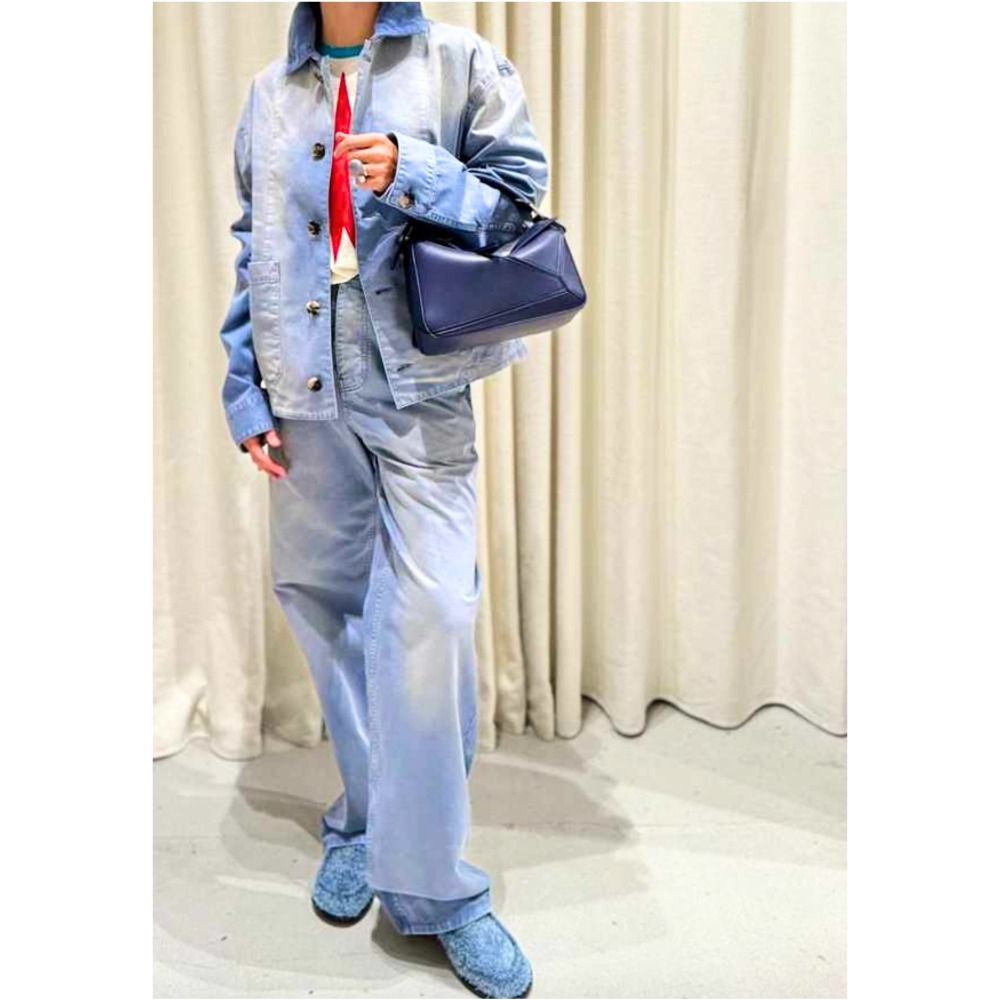《大人シンプル》【LOEWE】カンポローファー スエード