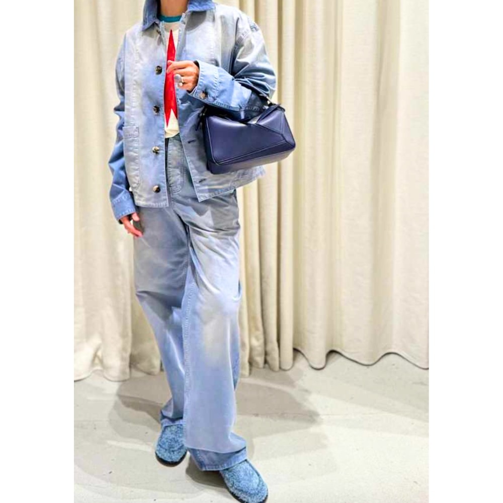 《大人シンプル》【LOEWE】カンポローファー スエード