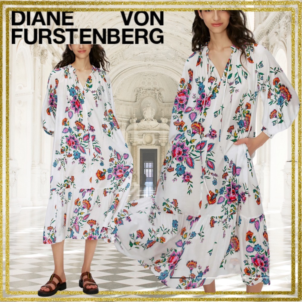 【関税込】DVF★美しい フォルティナドレス 花柄