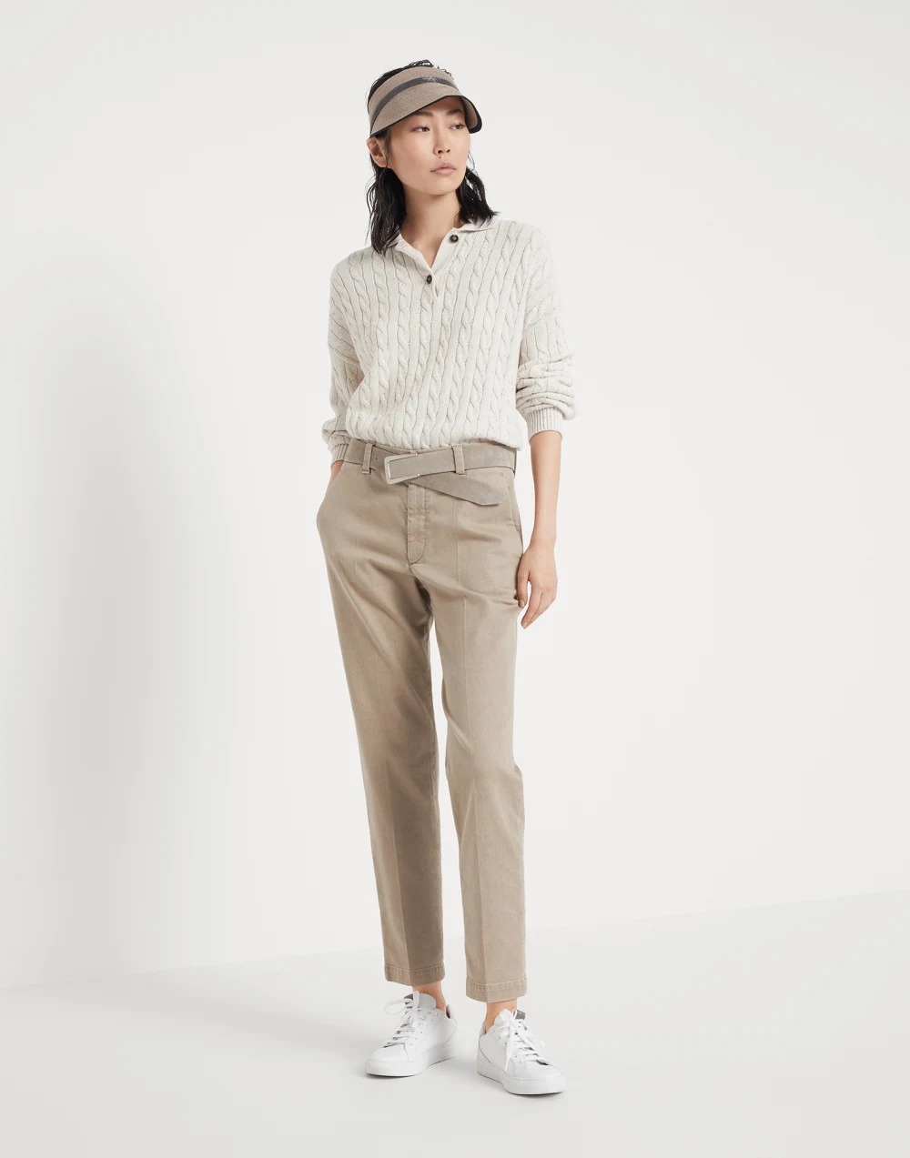 《送料無料》 BRUNELLO CUCINELLI Cigarette trousers