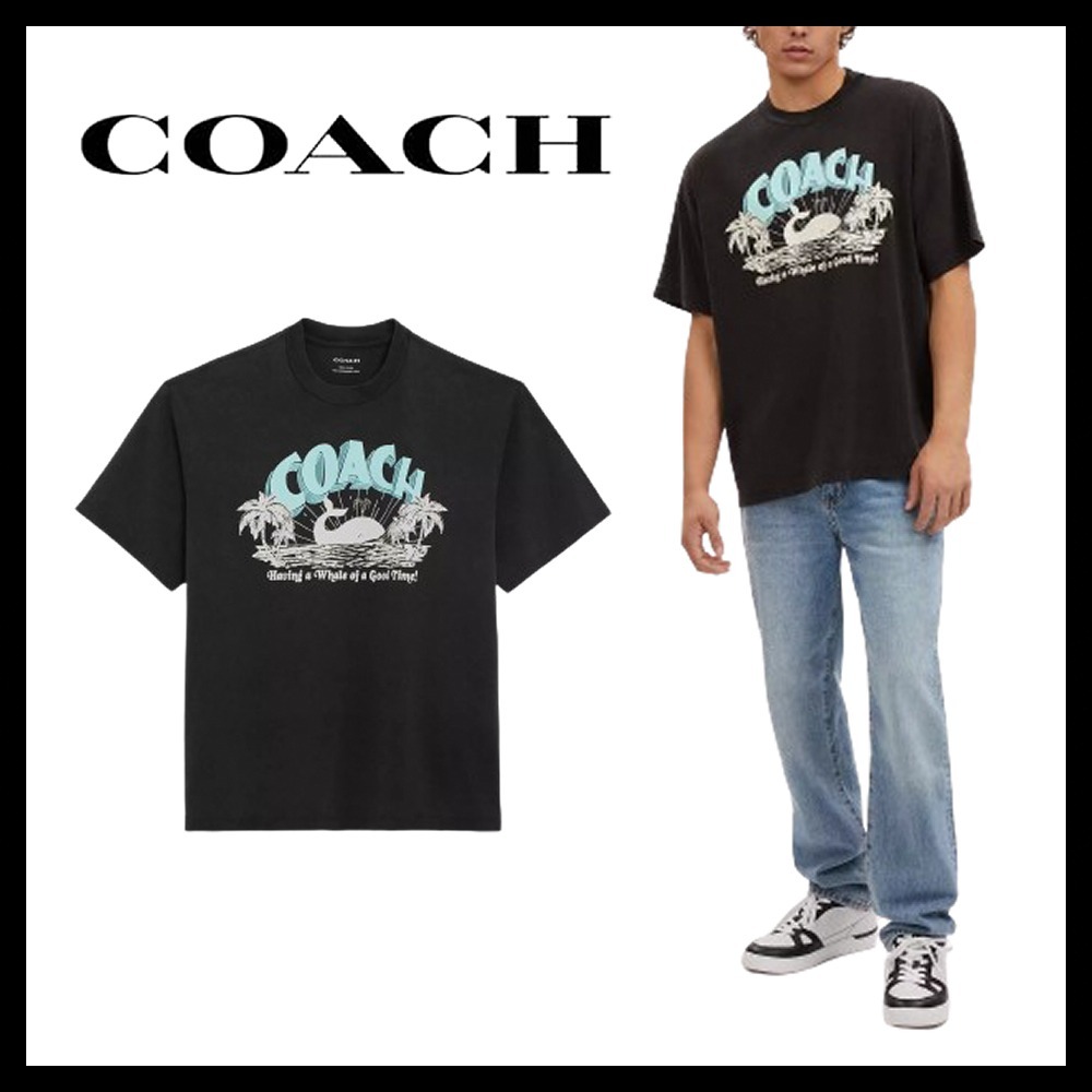 【Coach】Whale T Shirt In Organic Cotton ◆国内発送◆