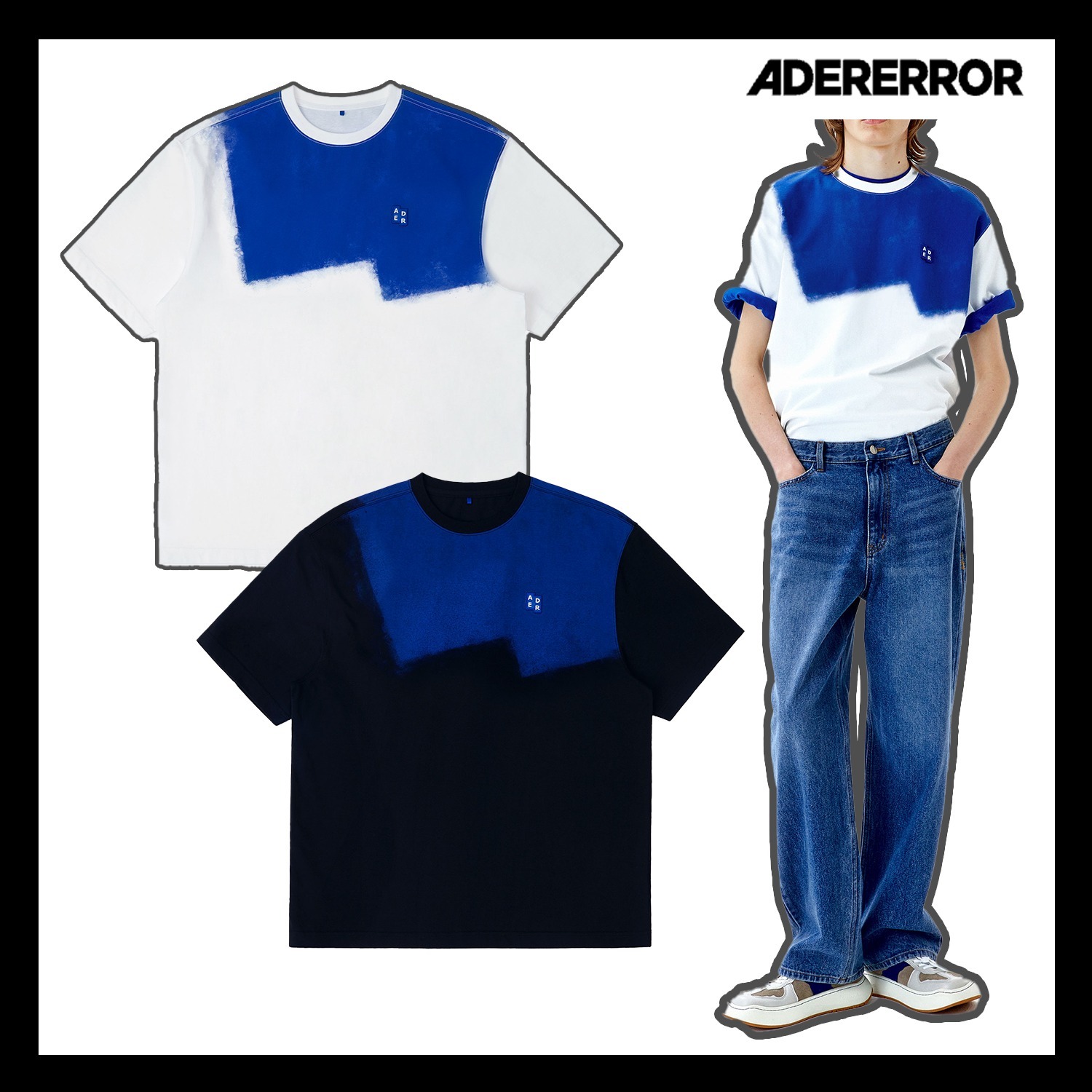 【ADERERROR】 Sig; TRS Tag t-shirt 02 / 追跡付