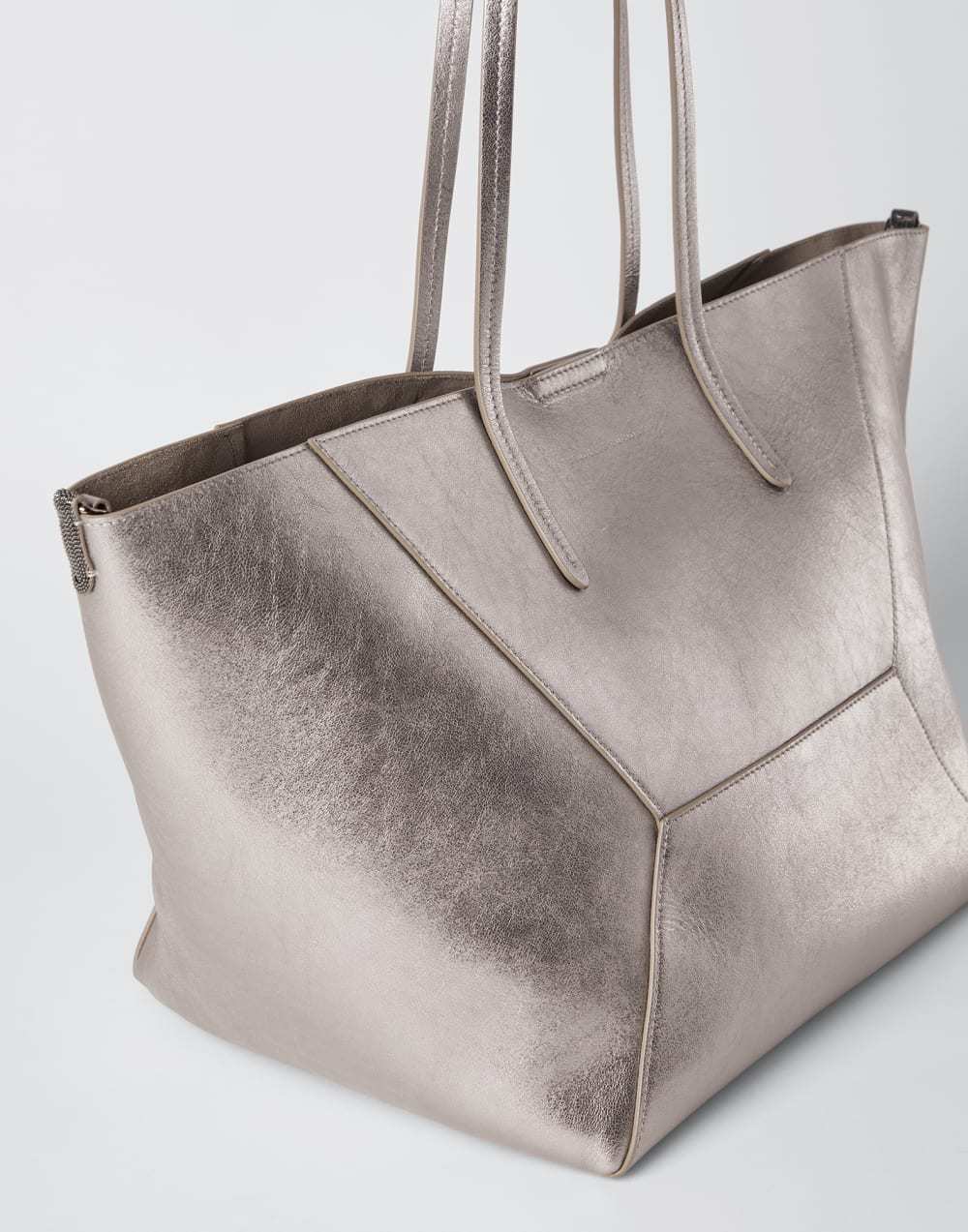 《送料無料》 BRUNELLO CUCINELLI Shopper bag with jewel