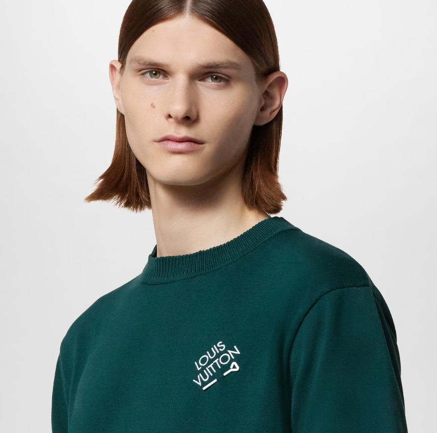 LOUIS VUITTON ルイヴィトン サマーニット Tシャツ グリーン