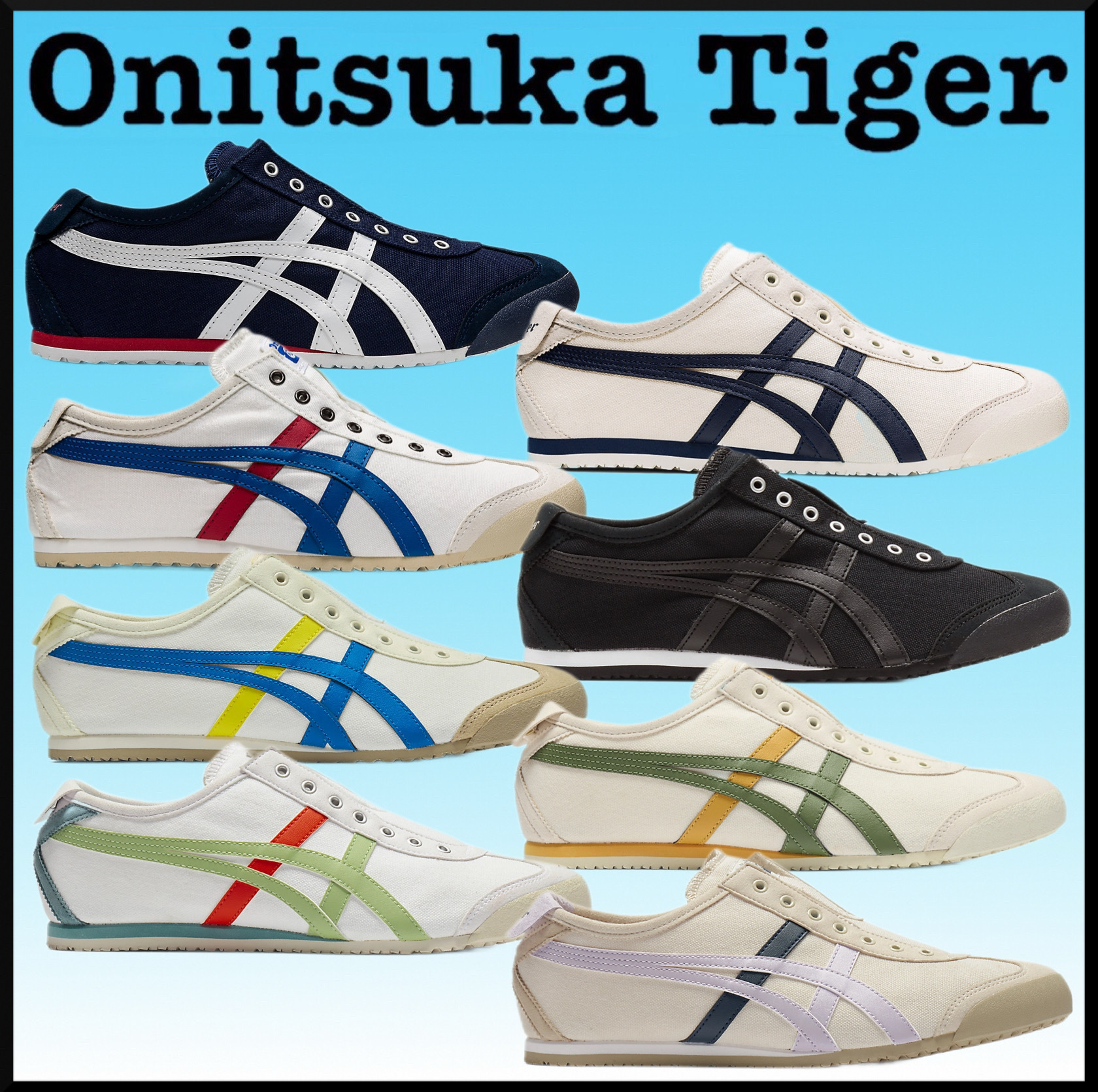 大人気★onitsuka tiger MEXICO 66 SLIP-ON★キャンバス素材