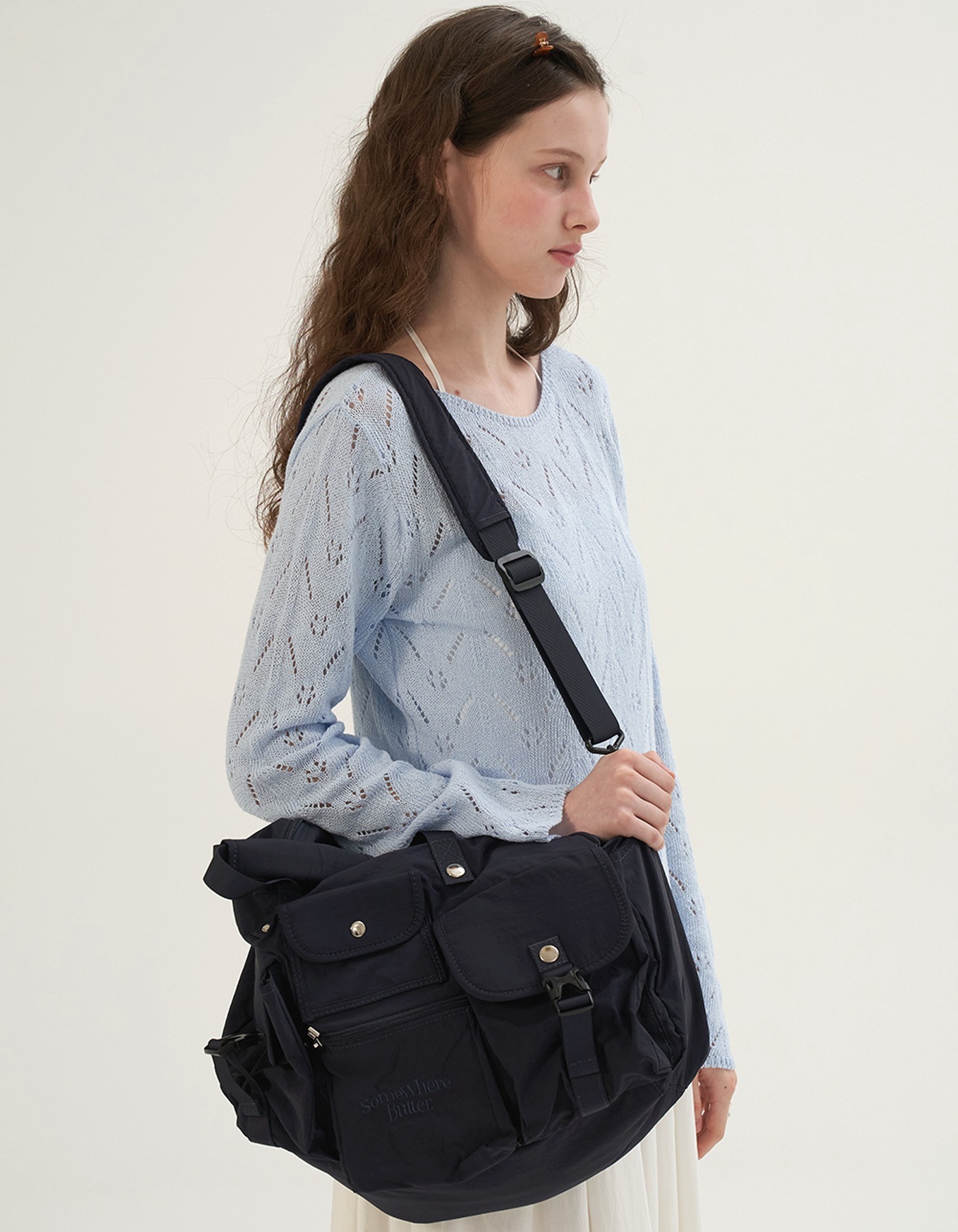 【SOMEWHERE BUTTER】PP Boston Bag SOMEWHERE BUTTER】PP boston bag