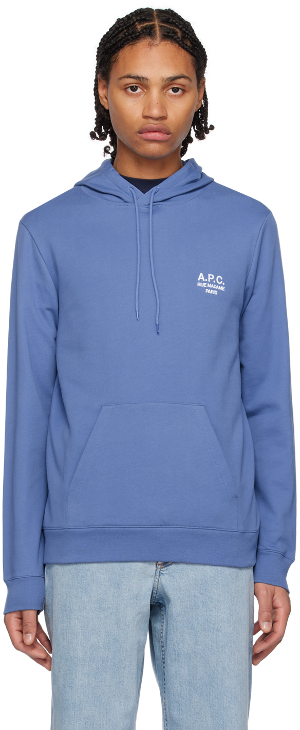 【関税込み】A.P.C. ブルー Marvin フーディ