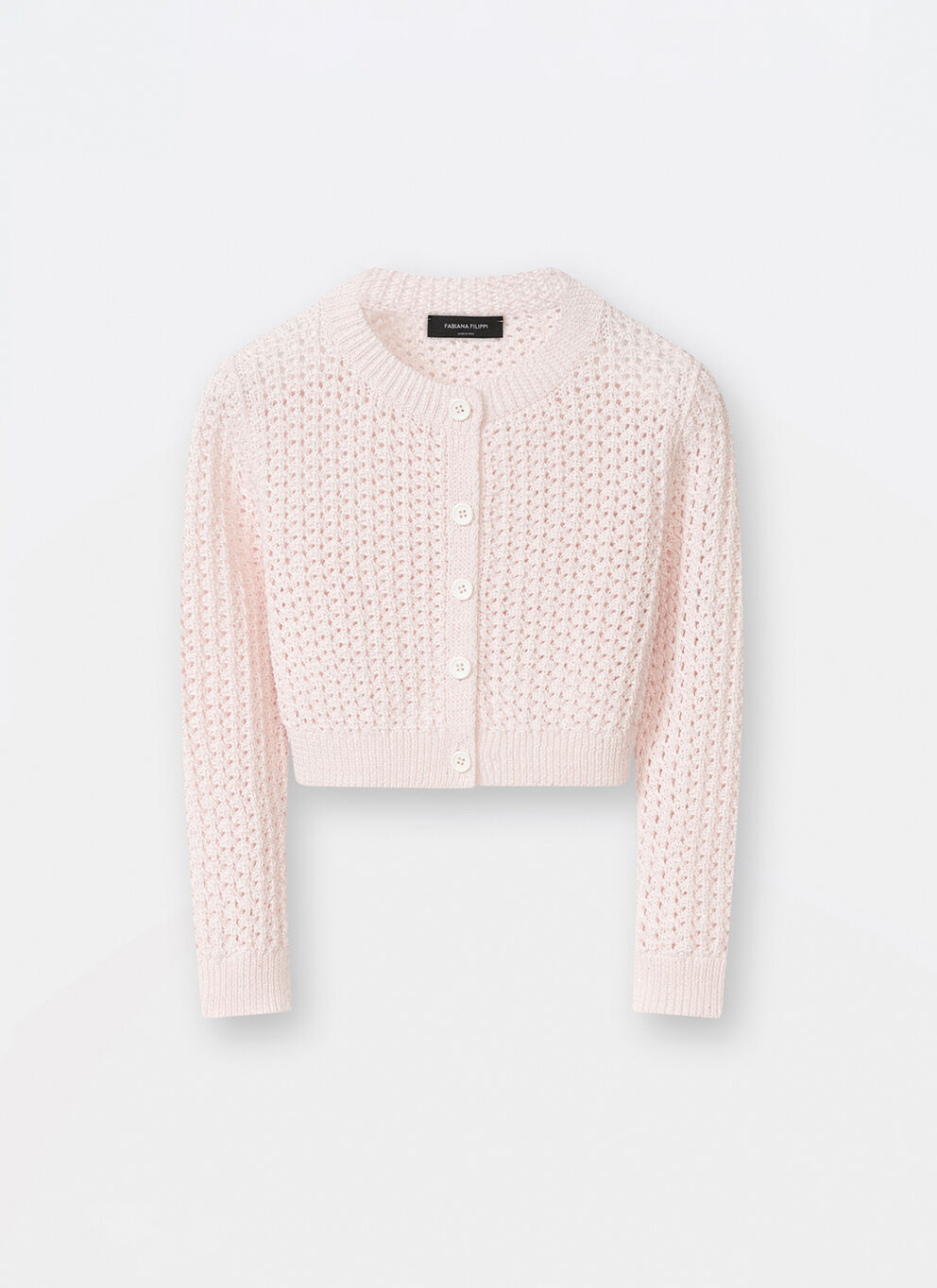 《送料無料》FABIANA FILIPPI NET STITCH COTTON MICRO CARDIGAN