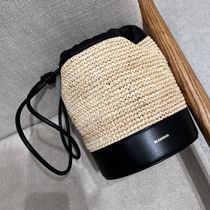 Jil Sander/ビーチ ラフィア かご ミディアム ストロー 210.jpg