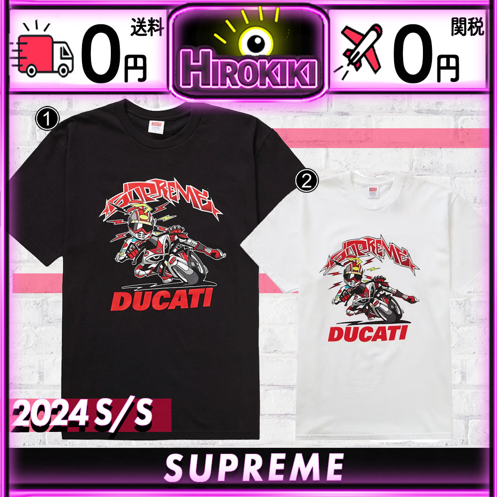 【本物保証 /関税・送料無料】Supreme x Ducati Bike Tee
