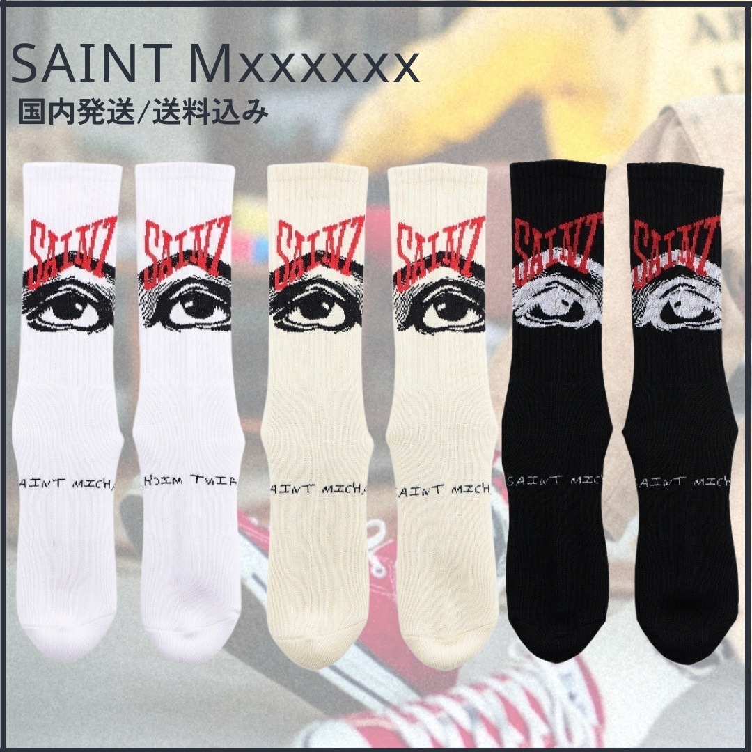 【SAINT Mxxxxxx】国内発送★EYE SOCKS