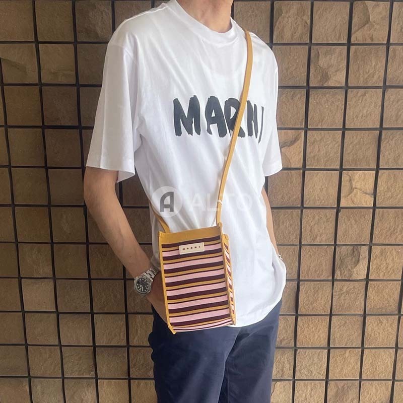 ☆関税込☆MARNI★チェックジャカード ミニ ショルダーバッグ BK Amazon | [Marni] [マルニ] ショルダーバッグ チェックジャ
